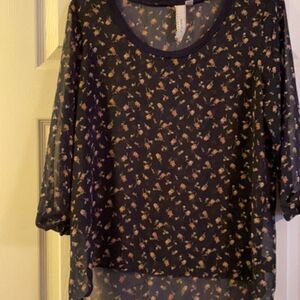 Robin K sheer tee M